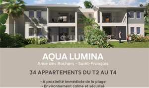 appartement neuf à la vente -   97118  SAINT FRANCOIS, surface 85 m2 vente appartement neuf - UBI421908082